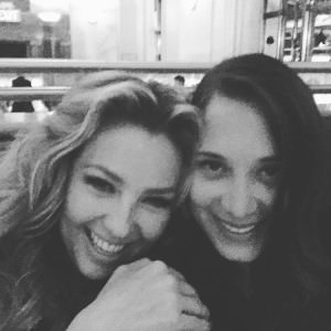 Thalía and Alexandra Cohen. Instagram/crown30: "Birthday Wishes for a fellow Loca! @thalia #thalia #lovelatinas"