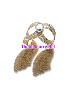 Thalia Sodi Gold-Tone Stone Fringe Cuff Bracelet. $34.50