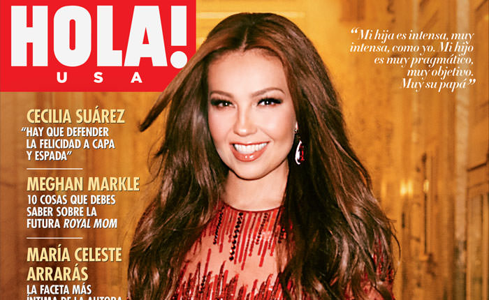 Thalia in HOLA USA December 2018/January 2019 issue