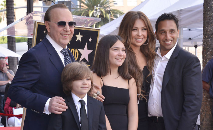Tommy Mottola honored in the Hollywood Walk of Fame