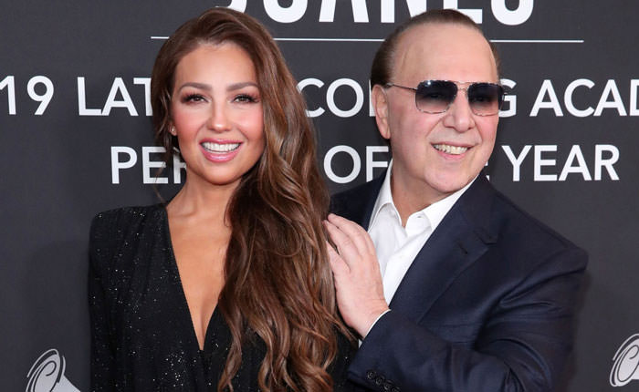 Thalia, Tommy Mottola, Latin Recording Academy Person of the Year gala honoring Juanes