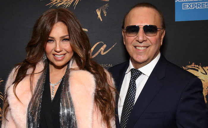 Thalia, Tommy Mottola, Tina Turner Musical opening night