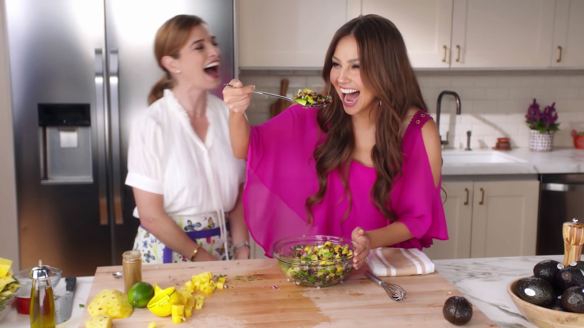 Cooking for the Heart with Thalia and Pati Jinich - Pineapple Bean Salad