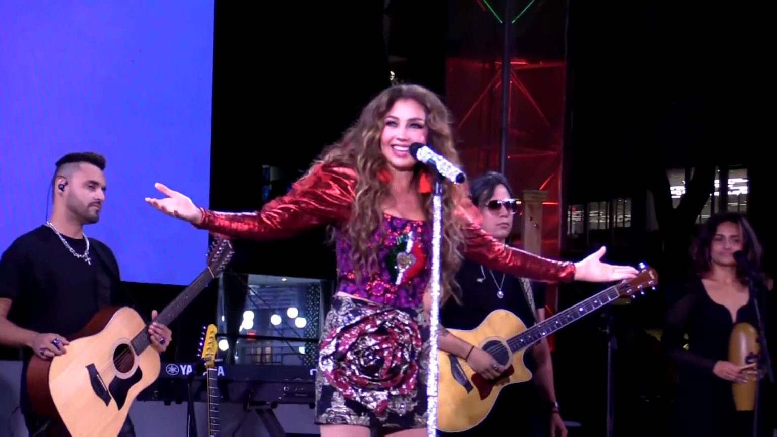 Thalía Celebrates Mexican Independence Day With Consulate General of